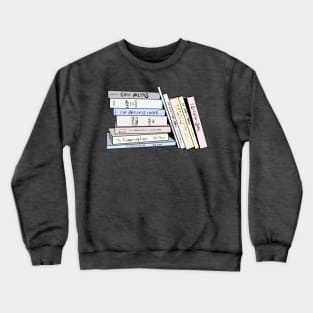 Pale book stack Crewneck Sweatshirt